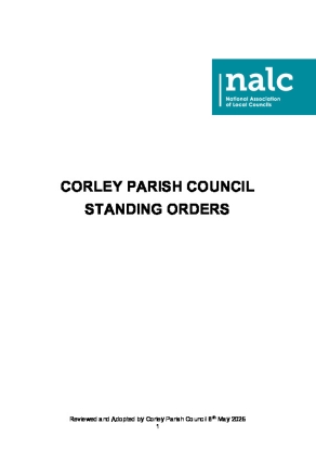 Standing Orders 2025
